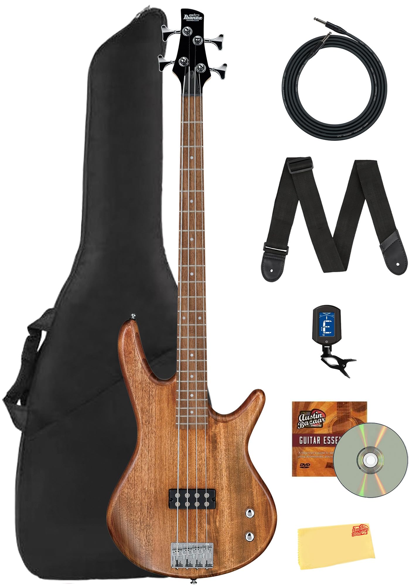 Amazon.com: Ibanez GSR100EX SR GIO Bass Guitar - Mahogany Oil